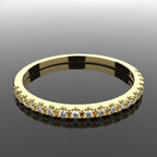 Avarta Jewellery 18K Gold Diamond Half Eternity Ring
