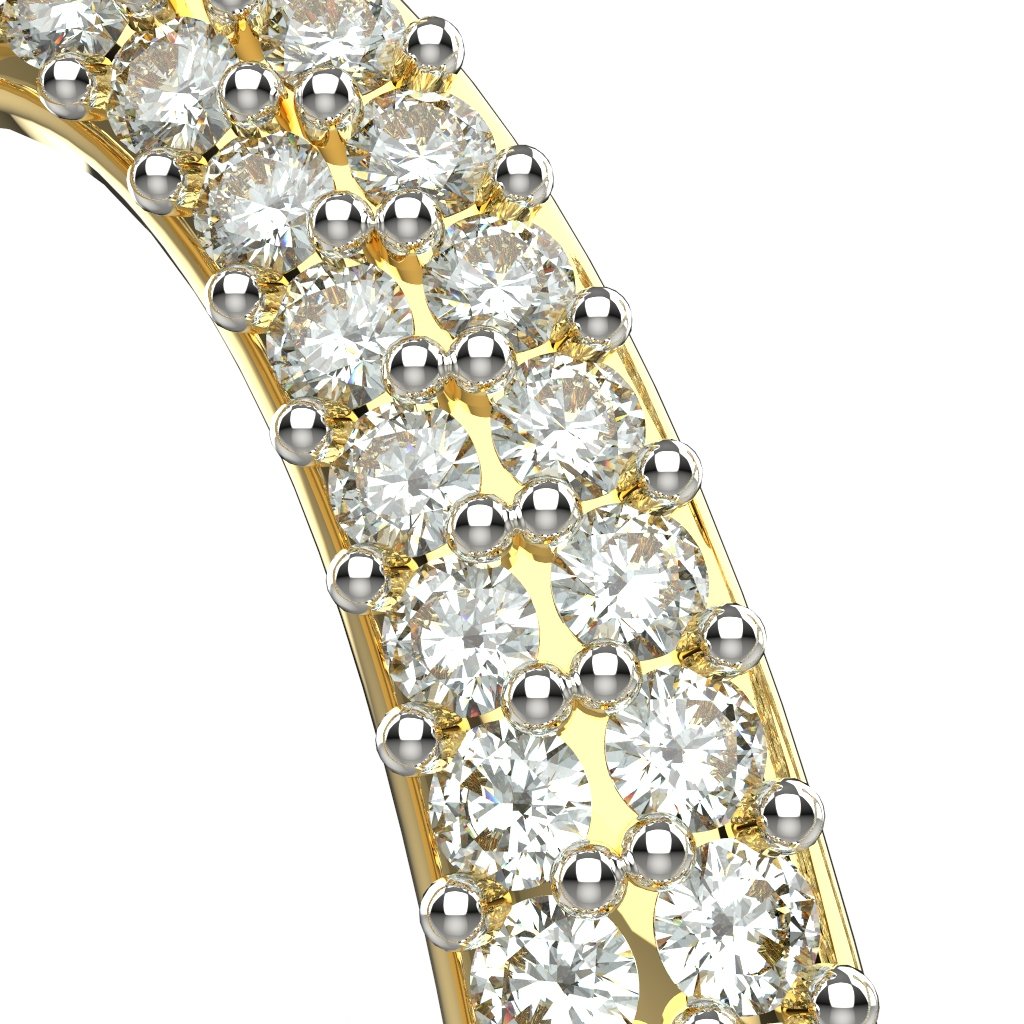 Avarta 18k Cosmic Moissanite Earring For Girls &amp; Women