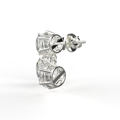 Avarta Jewellery 92.5 Sterling Silver 10 Carat Moisanite Earring