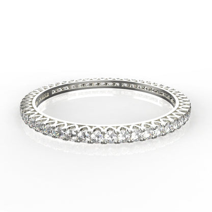 Avarta Jewellery 92.5 Sterling Silver Bangle With 25 Cents Each 5A Grade American Diamonds - Single Pcs
