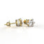 Avarta Jewellery Gold 2.87 Carat Moissanite Solitaire Studs