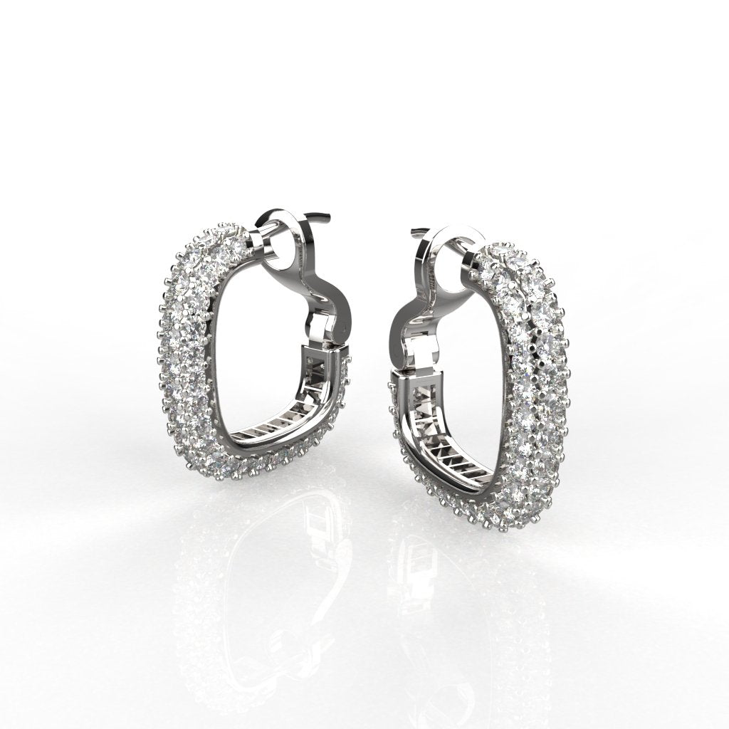 Avarta Sterling Silver Bali Earrings For Girls & Women