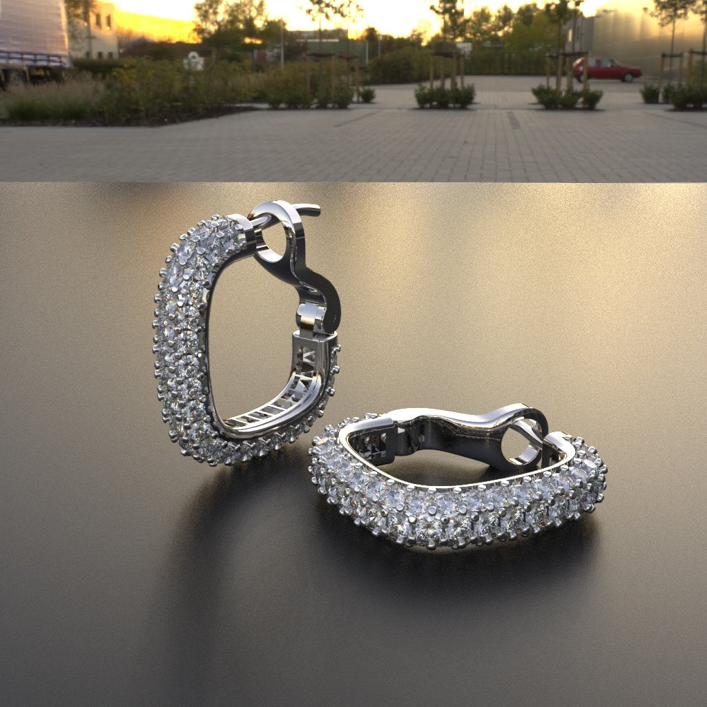 Avarta Sterling Silver Bali Earrings For Girls & Women