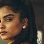 Avarta Jewellery 18K Hallmarked Gold With Certified Diamond Studs Earrings For Girls &amp; Women