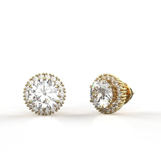Avarta Jewellery 18k Gold Jacket Earrings Girls &amp; Women