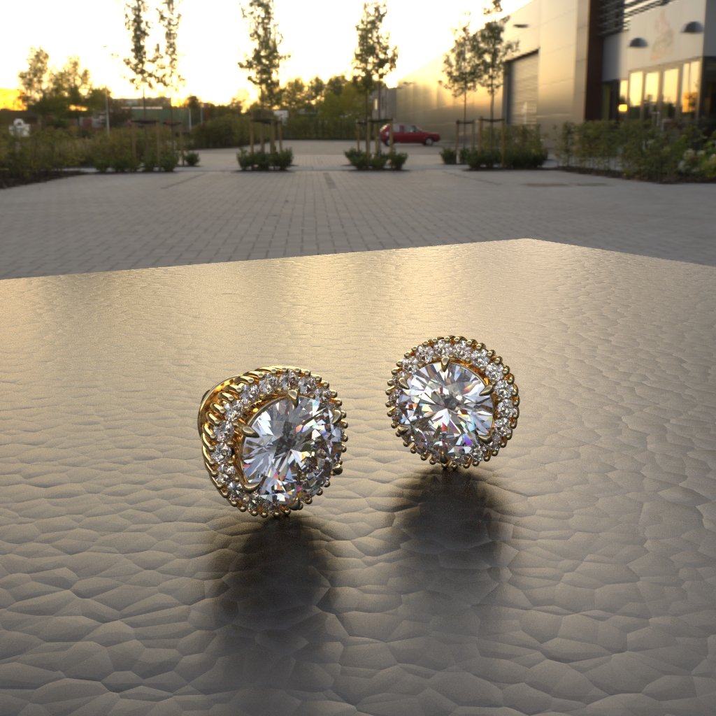Avarta Jewellery 18k Gold Jacket Earrings Girls &amp; Women
