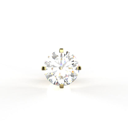 Avarta Jewellery 18k Gold 1.50 Carat Unisex Solitaire Studs - Single Pcs