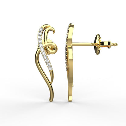 Avarta 18k Diamond Earring For Girls &amp; Women