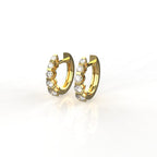 Avarta Jewellery Gold Lab Grown Diamond Bali Earring