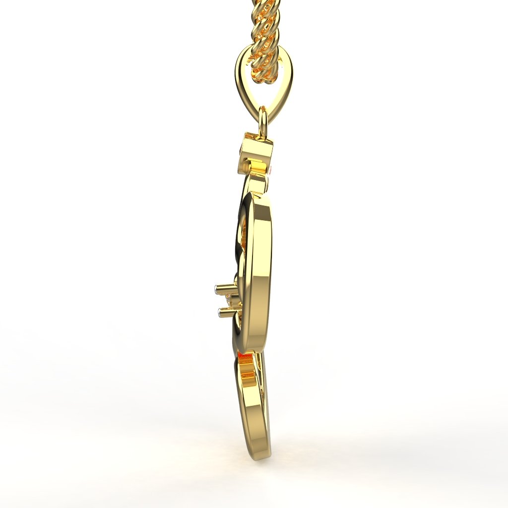 Avarta 18k Gold Diamond Ganesh Pendant Secondary image