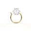 Avarta 18k Yellow Gold Certified 0.10 Carat Solitaire Diamond Nosepin For Girls &amp; Women