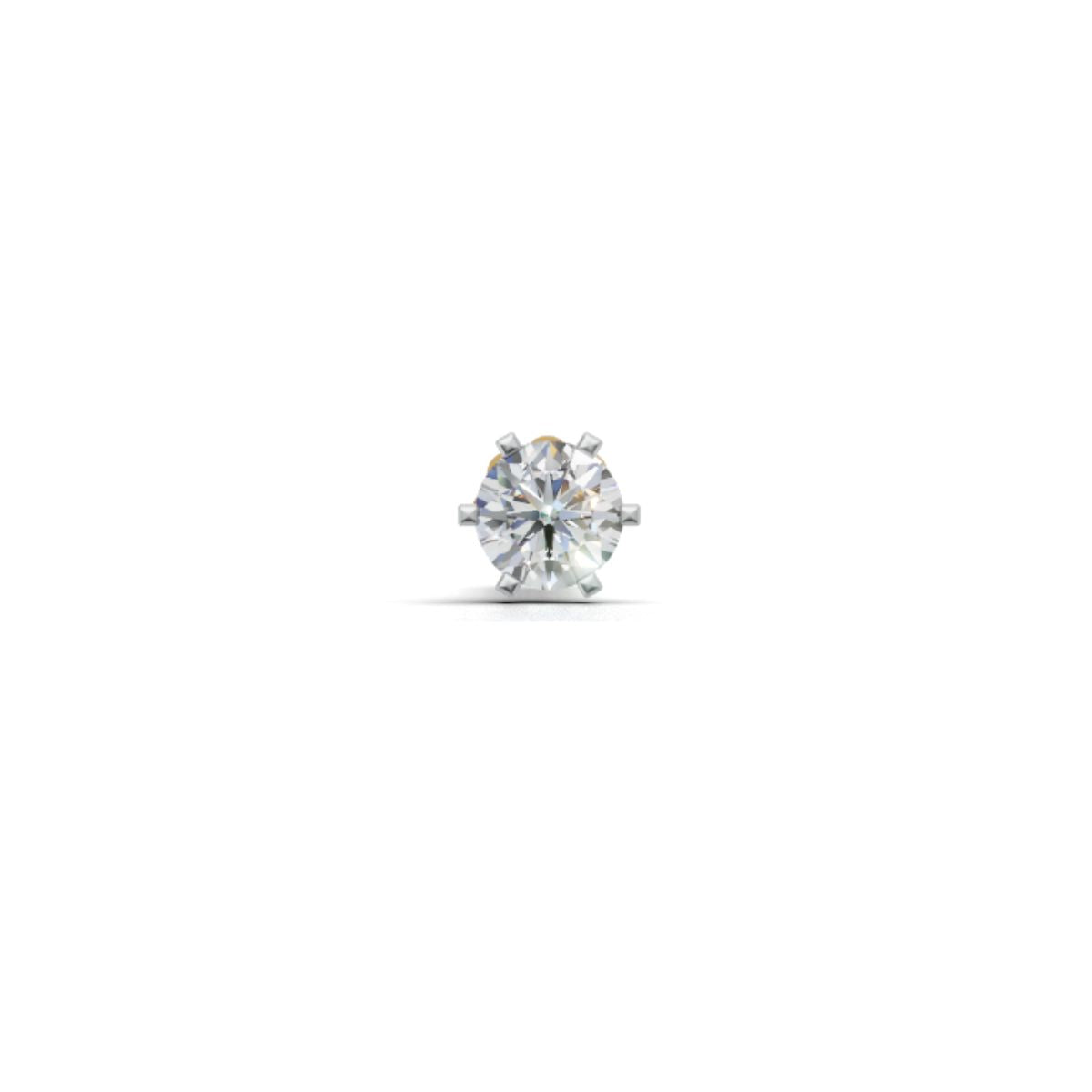 Avarta Gold 25 Cents Moissanite Nose stud