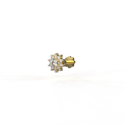 Avarta Jewellery Sparkle Flora Diamond Nose Stud
