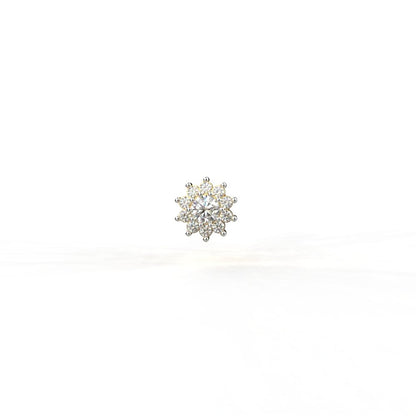 Avarta Jewellery Sparkle Flora Diamond Nose Stud