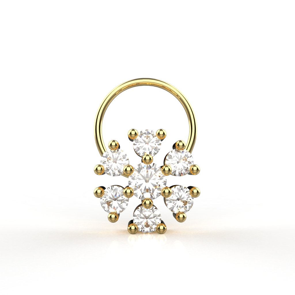 Avarta 18k Gold Nosepin For Girls & Women