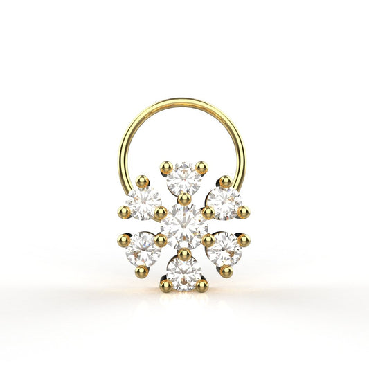 Avarta 18k Gold Nosepin For Girls & Women