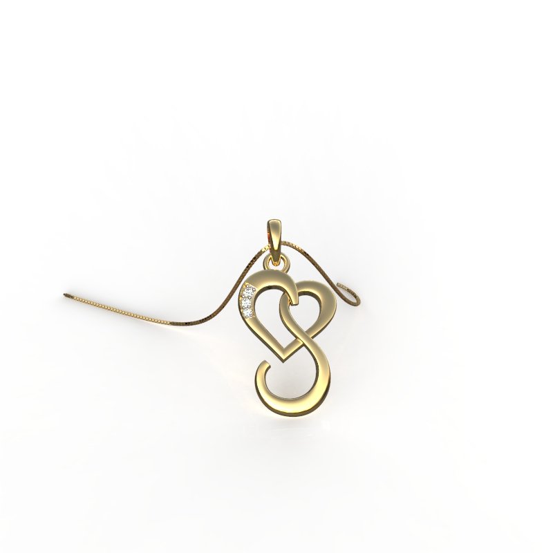 Avarta Jewellery 18k Gold Diamond Pendant With IJ-SI Certified Diamonds For Girls &amp; Women