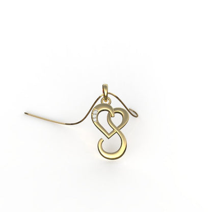 Avarta Jewellery 18k Gold Diamond Pendant With IJ-SI Certified Diamonds For Girls &amp; Women