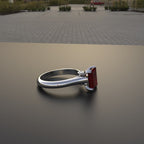 Avarta Jewellery Sterling Silver Faux Ruby Ring With Diamonds