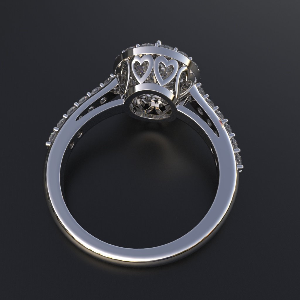 Avarta Jewellery Sterling Silver Solitaire of 1.50 Carat Wedding Ring