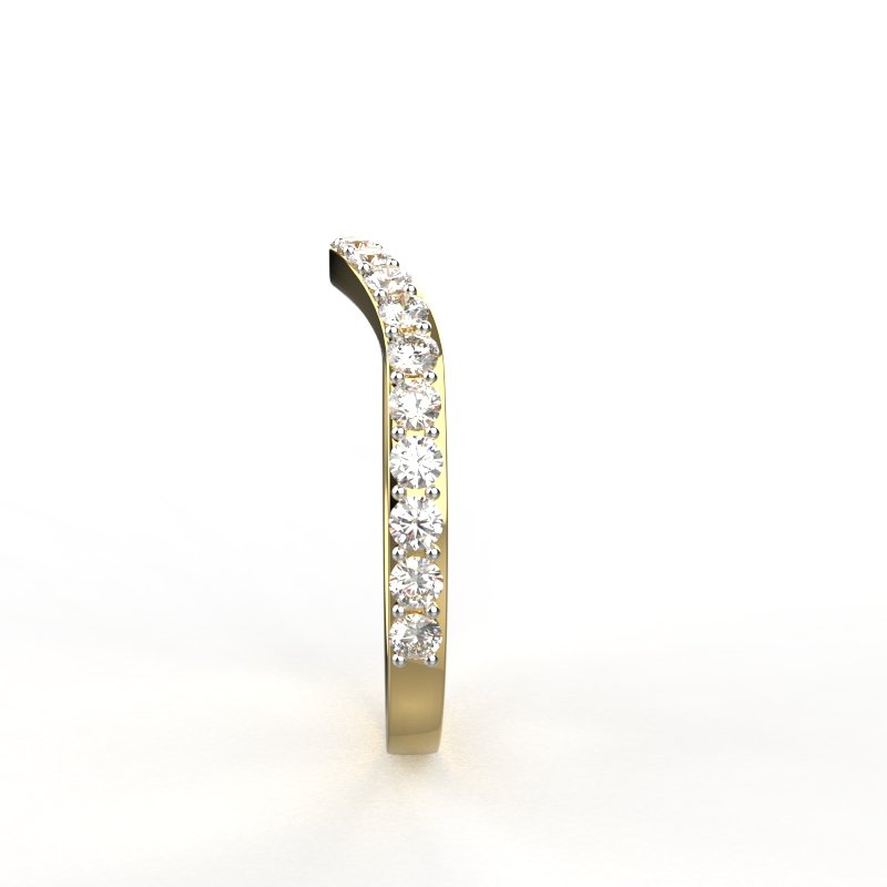 Trendy Silver Eternity Ring For Girls and Womens American Diamond Ring for Ladies Secondary image