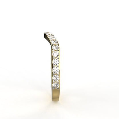 Trendy Silver Eternity Ring For Girls and Womens American Diamond Ring for Ladies
