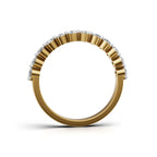 Avarta Trending Gold Asthetic Eternity Band with Certified Lab Diamonds – Elegant, Timeless Design