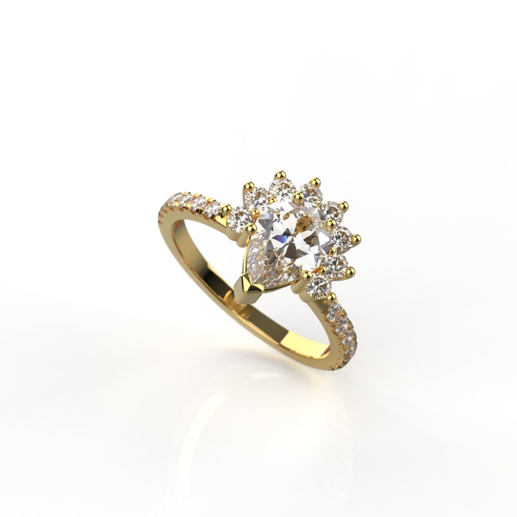 Avarta Jewellery 18K Gold Princess Ring Main image