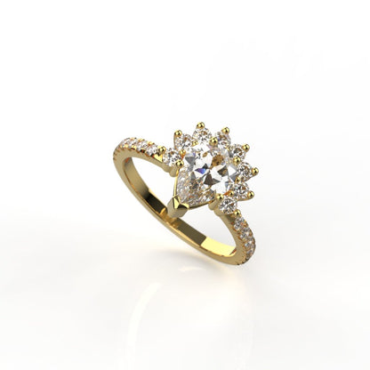 Avarta Jewellery 18K Gold Princess Ring