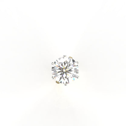 Avarta Jewellery Gold 10 Carat Moissanite Solitaire Ring