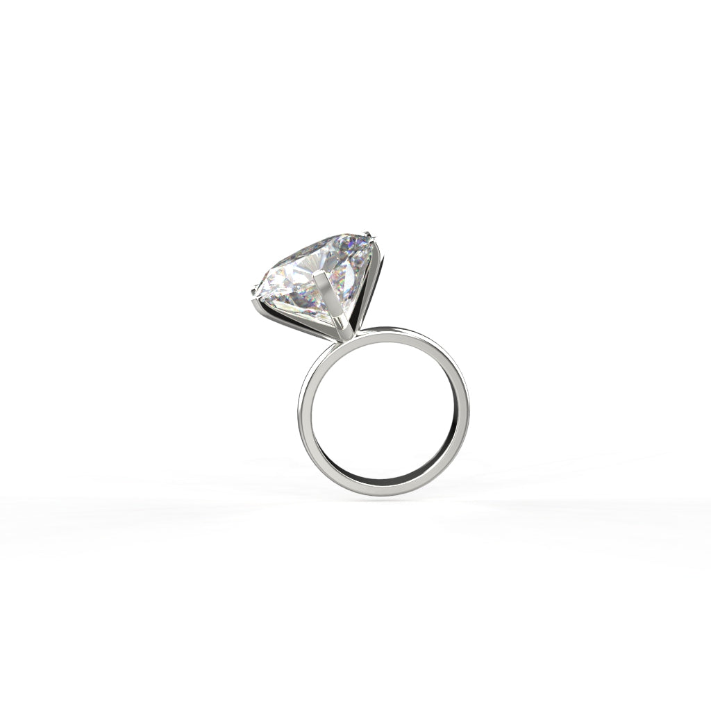 Avarta Jewellery Gold 10 Carat Moissanite Solitaire Ring