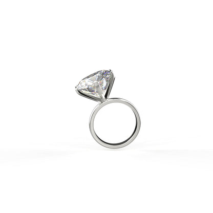 Avarta Jewellery Gold 10 Carat Moissanite Solitaire Ring