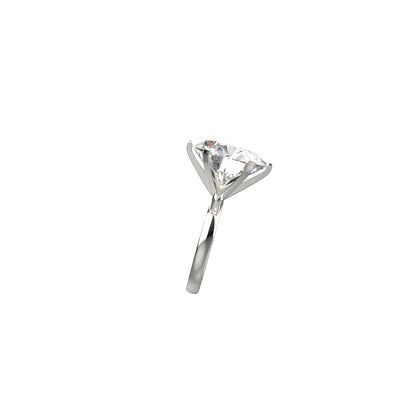 Avarta Jewellery Gold 10 Carat Moissanite Solitaire Ring
