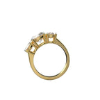 Avarta Jewellery 18k Gold 2.50 Carat Moissanite Solitaire Cocktail Ring