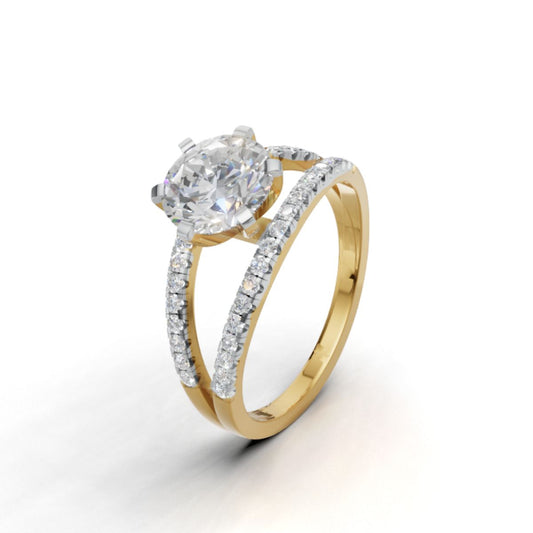 Avarta Jewellery Bridal Solitaire Lab Diamond Ring