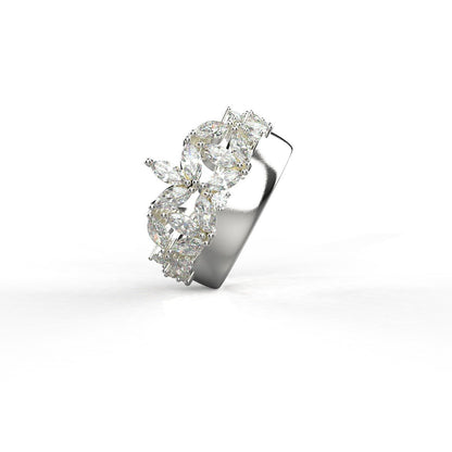 Avarta Jewellery Sterling Silver Crown Ring