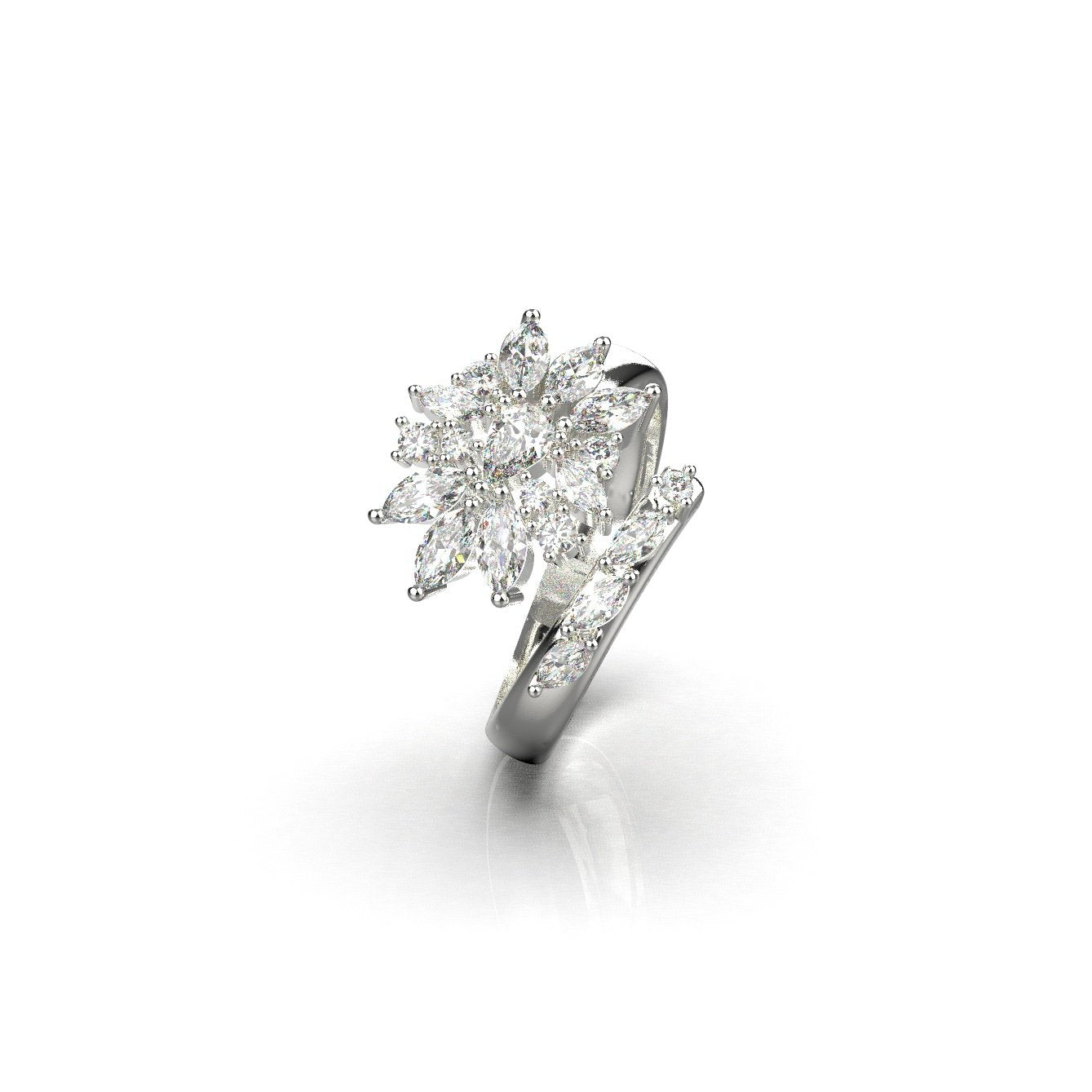 Avarta Jewellery Sterling Silver Twisted Ring