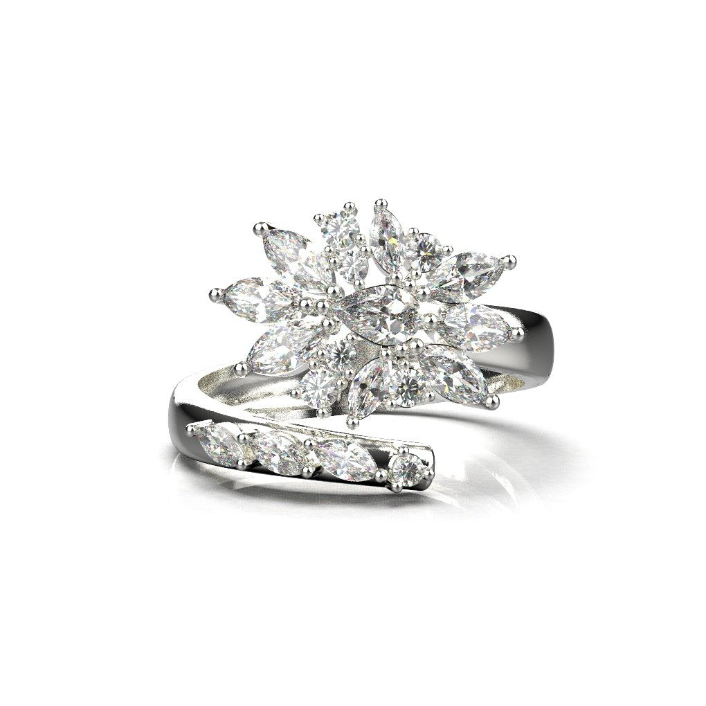 Avarta Jewellery Sterling Silver Twisted Ring