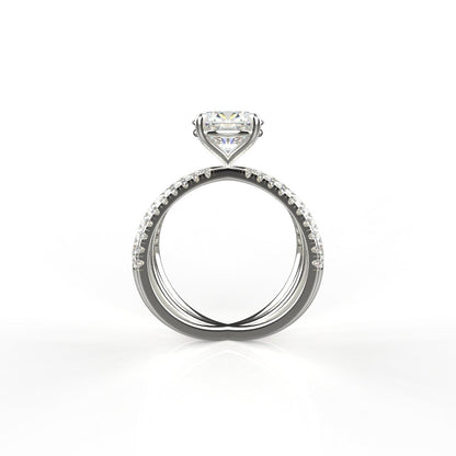 1.50 Cttw White Gold Solitaire Ring | 14K and 18K 80 Cents Round Lab Grown Diamond Ring