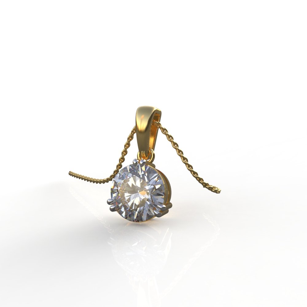 Avarta Jewellery Lab Grown Diamond Solitaire Pendant