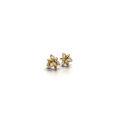 Avarta Flower Diamond Earrings for Girls & Women