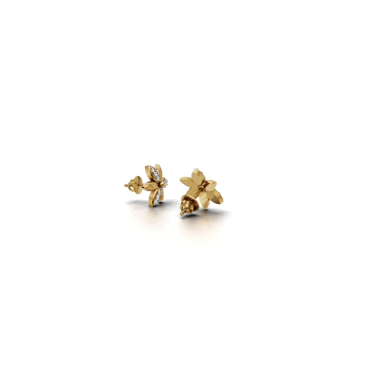 Avarta Flower Diamond Earrings for Girls & Women