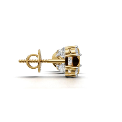Avarta XO Diamond Earrings With Lab Diamonds