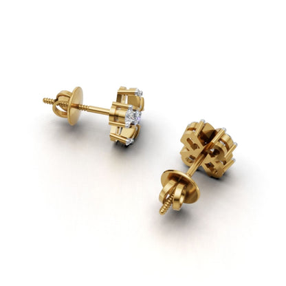 Avarta XO Diamond Earrings With Lab Diamonds