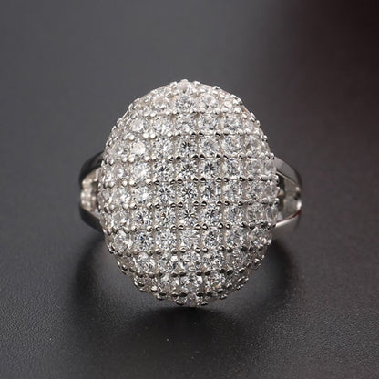 Avarta Sterling Silver Twilight American Diamond Ring