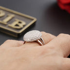 Avarta Sterling Silver Twilight American Diamond Ring