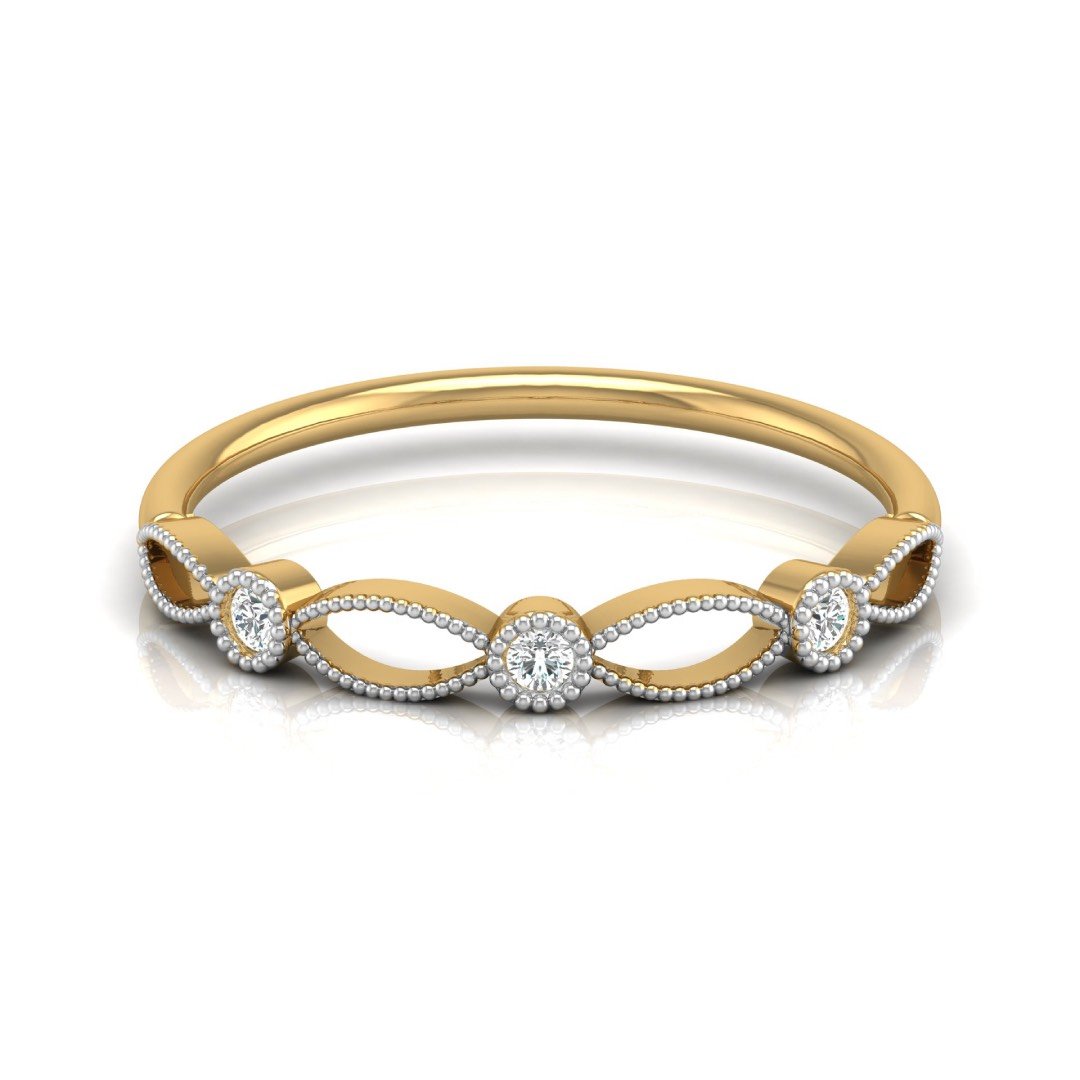 Avarta Jewellery 18K Gold Vogue Diamond Ring