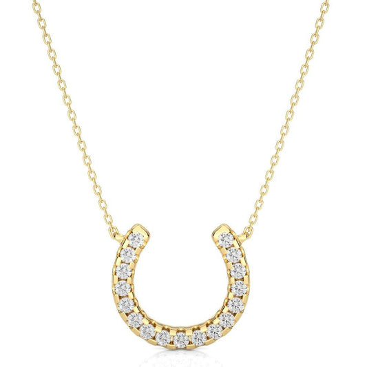 Avarta Jewellery 18k Gold Horseshoe Diamond Pendant