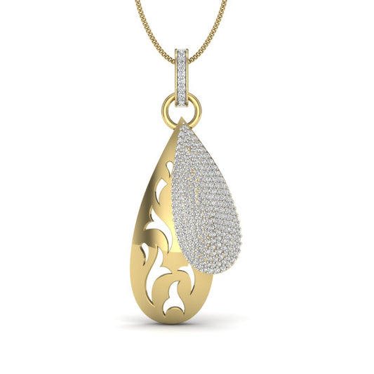 Dream Glow | 9K-14K-18k Gold 0.65ct Diamond Pendant