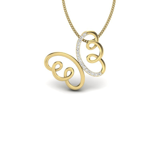 Avarta Jewellery Fantasy Butterfly Lab Grown Diamond Pendant